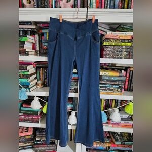 Women's Blue Flared Jeans